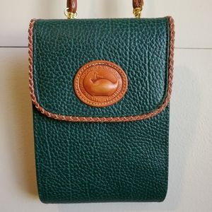Dooney & Bourke Vintage Leather Green & Brown Purse